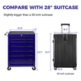 thumbnail image 6 of 7-Drawer Tool Chest Cabinet with Ball Bearing Drawer Slides,20"W Rolling Metal Tool Chest with 7 Drawers,Steel Tool Storage Box Organizer,Purple, 6 of 7