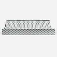 thumbnail image 6 of Mustache Black Quilted Muslin Changing Pad Cover, 6 of 8