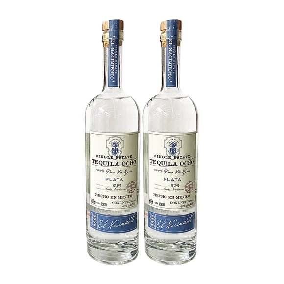 Duo Pack Tequila Ocho Blanco 750 Ml