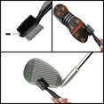 thumbnail image 3 of Cepillo y ranuras para palos de golf, nailon y acero de doble cara, 3 of 5