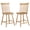 Light Ash, variant on Andrews Windsor Counter Height Dining Side Chair White (Set of 2)