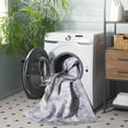 thumbnail image 4 of SAFAVIEH Arizona Dedan Medallion Machine Washable Area Rug, Ivory/Grey, 5' x 8', 4 of 13
