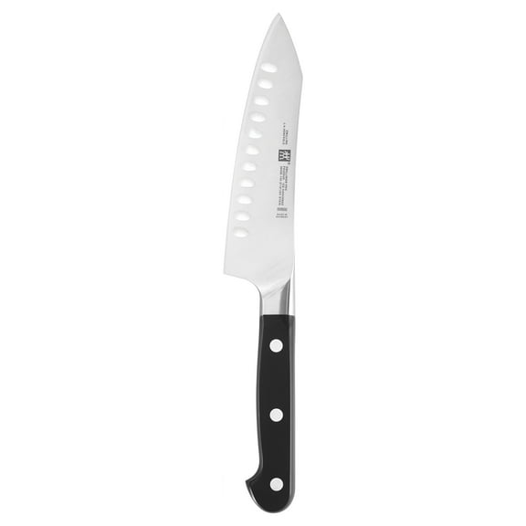 ZWILLING Pro 5.5-inch Hollow Edge Rocking Santoku Knife