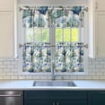thumbnail image 3 of Vintage Seaside Kitchen Curtains Set Starfish Coral Fish and Mermaid Ocean Creatures Nautical Tropical Marine Tier and Valance Curtains, 3 of 6