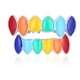 thumbnail image 5 of 2 Piezas 6 Parrillas de de Color Aceite 6 Parrillas Chapadas en Color -inferior jinwen Parrillas de dientes de colores, 5 of 8