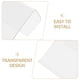 thumbnail image 3 of 50 portaetiquetas de plástico: etiquetas de precio transparentes y reutilizables para exhibidores, estanterías de alambre con clip, para supermercados, tiendas y despensas., 3 of 8