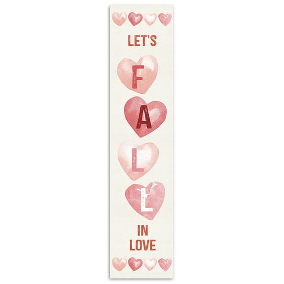 Creative Products Let's Fall in Love 10.5 x 47 Porch Leaner