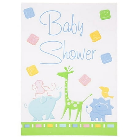 Various Animal Crackers Invitations w/ Envelopes, Printed Invitations, 8ct