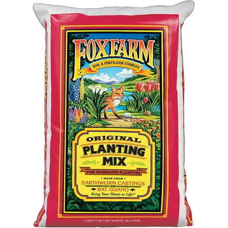 Original Planting Mix, 1cu ft - for In-Ground Planting, All Gardening Applications - Holds Moisture, Improves Garden Yields and Decreases Watering Frequency