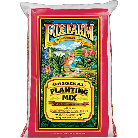 Original Planting Mix, 1cu ft - for In-Ground Planting, All Gardening Applications - Holds Moisture, Improves Garden Yields and Decreases Watering Frequency