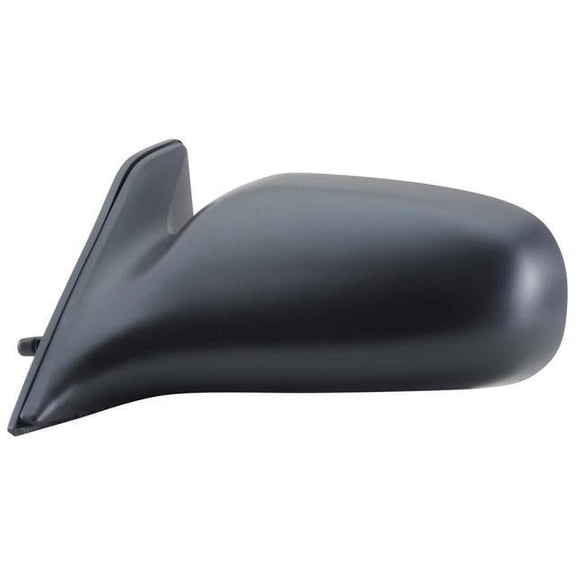 70560T - Fit System Driver Side Mirror for 91-94 Toyota Tercel 2 door, black, non-foldaway; Toyota Tercel 4 door, black, non-foldaway, Manual Remote