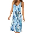 thumbnail image 2 of asddcavvf Robes pour Femmes Robe d'Été Décontractée Sans Manches Robe de Plage Col Rond, 2 of 7