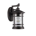 thumbnail image 2 of RADIANCE Goods Transitional 1 Light Rubbed Bronze Outdoor Wall Sconce 11" Tall, 2 of 4
