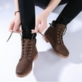 thumbnail image 2 of NOKIO Bottes de Randonnée Imperméables pour Femmes Mi-Mollet Chaussures de Randonnée Durables Traction Confortables Bottes d'Extérieur pour la Marche Tenue Décontractée, 2 of 9