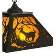 thumbnail image 4 of Meyda Tiffany 126272 Deer At Dawn 2 Light 22" Wide Pendant - Bronze, 4 of 7