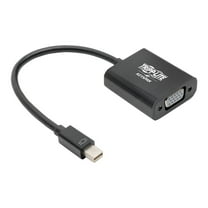 Tripp Lite Mini DisplayPort to VGA Adapter Active 1080p Black mDP to VGA (P137-06N-VGAB)