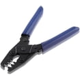 thumbnail image 2 of Engarzadora de cableado Tipo abierto Terminal de automóvil Arnés de cables Alicates para engarzar Herramienta de engarzado de tipo abierto Herramienta de alicates engarzadora (negro púrpura) (1, 2 of 4