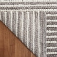 thumbnail image 6 of SAFAVIEH Martha Stewart Natura Striped Area Rug, Ivory/Dark Brown, 4' x 6', 6 of 8