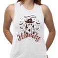 thumbnail image 2 of Country Ghost Howdy Women's Muscle Tank X-Small White, 2 of 5