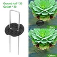 thumbnail image 5 of Garden Stakes Staples with Gasket, 6 Inch Lawn Landscape Staples 11 Gauge U Shaped Galvanized Landscape Pins, Heavy Duty Yard Ground Pin for Weed Barrier Sod Fabric Decorations, 1 Pcs, 5.9x1.57", 5 of 9