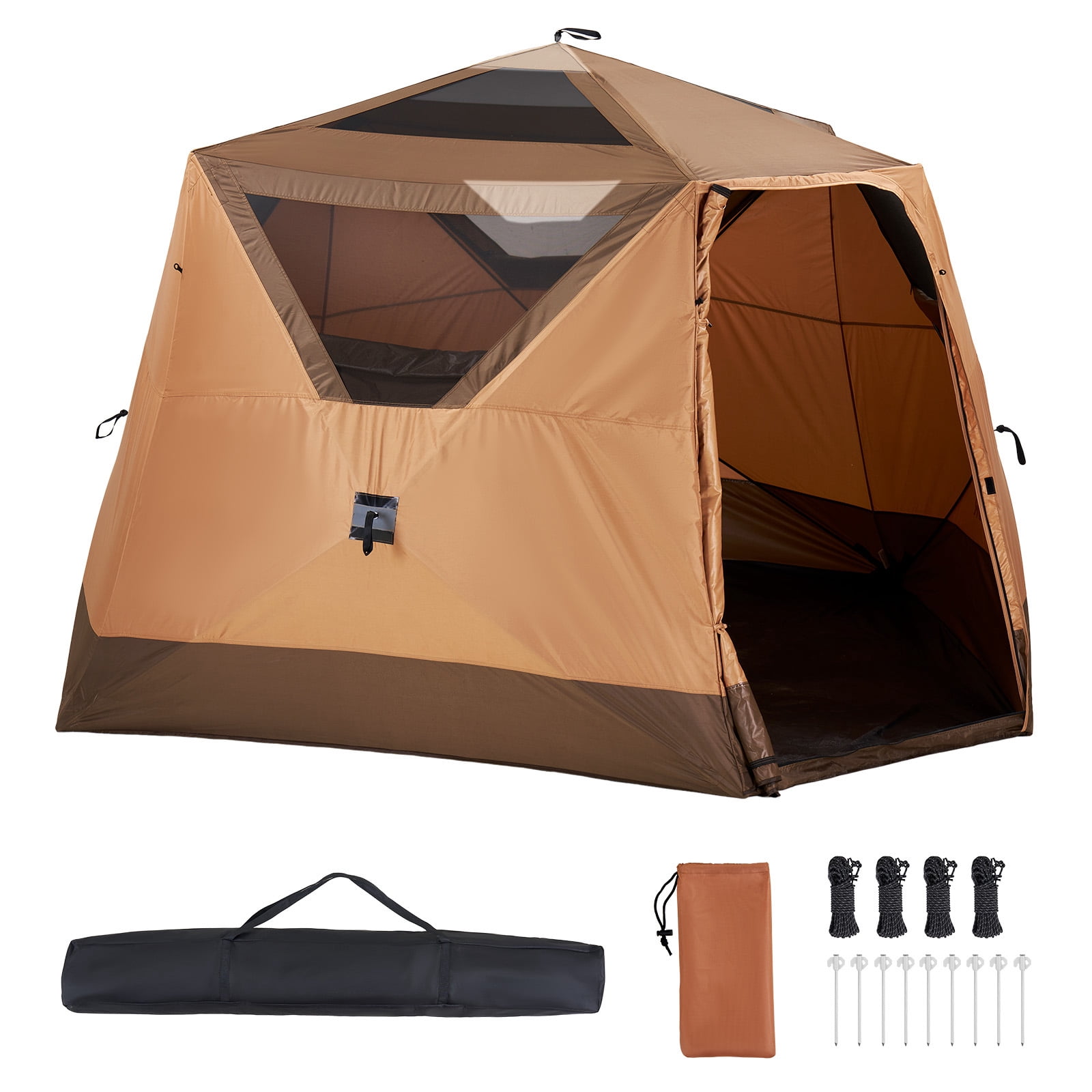 Coleman, 4-Person Camping Tent, Pop-Up Camp Burst, Quick 45s Setup