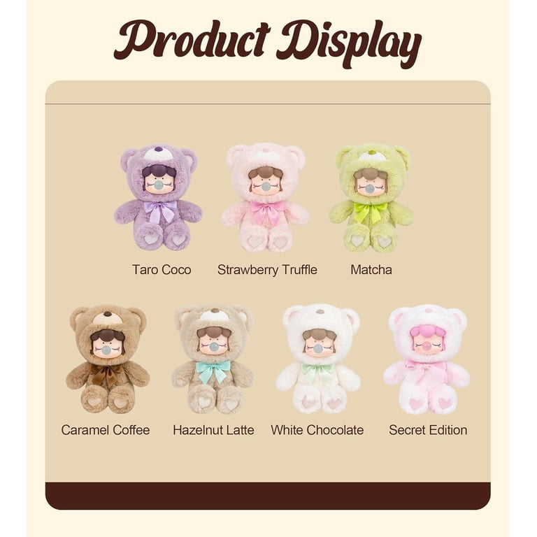 Nanci Colorful Chocolate Cutie Bears Series Plush Blind Box Figure