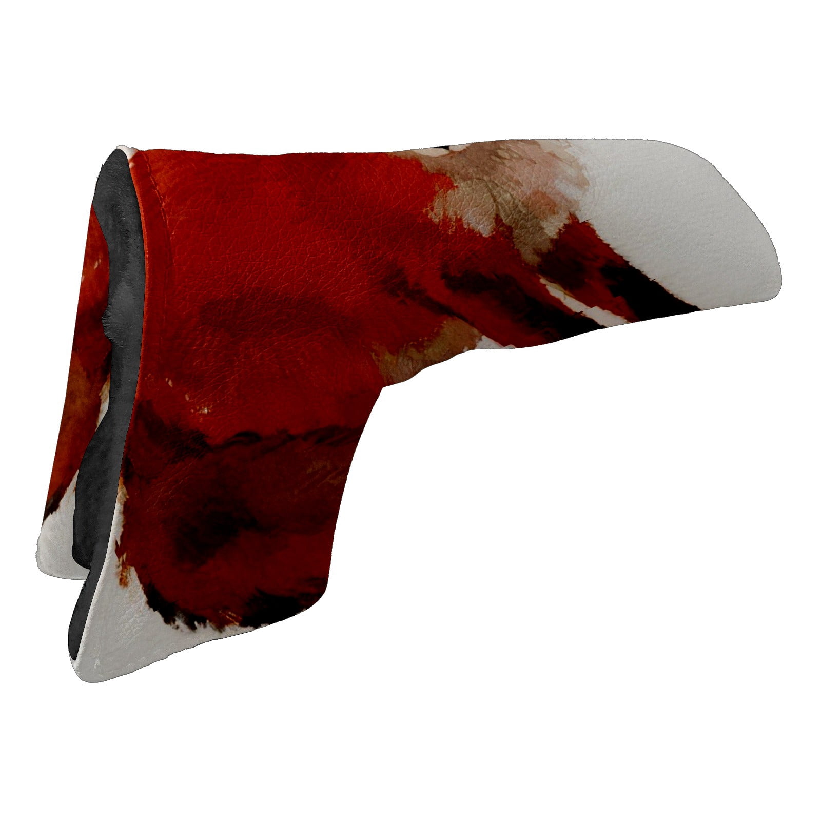 Golf Club Head Cover | Leather Golf Club Putte Headcover , Waterproof Golf Club Head Cover Set Driver Headcovers for Golf Clubs Men Women Red Fox
