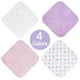 thumbnail image 3 of Viviland Baby Washcloths, Soft 24-Pack Baby Wash Cloths Unisex for Boys Girls, Super Absorbent Baby Face Towel Gentle on Sensitive Skin, Wash Clothes for Baby Face & Body, 9"x 9" Pink Whale Pattern, 3 of 6