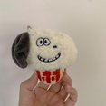 thumbnail image 4 of TUOGANG Llaveros De Dibujos Animados Mochila Linda Para Las Mujeres Snoopy Hamburger Felpa Llavero Perro Coche Bolsa Colgante, 4 of 4