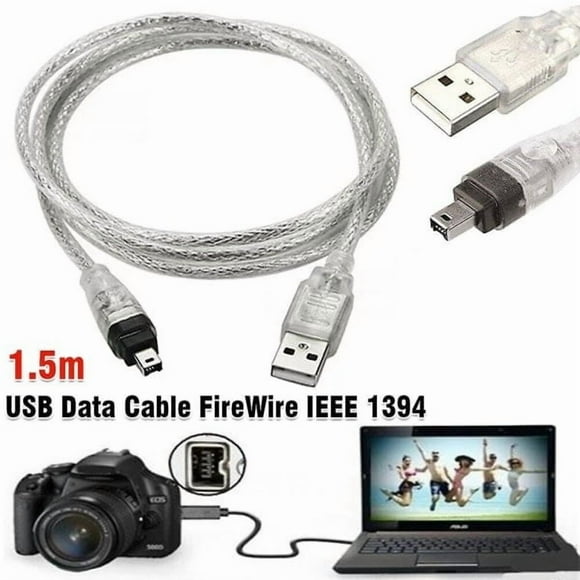 Mini DV MiniDV USB data cable FireWire IEEE 1394 HDV camcorder for PC editing