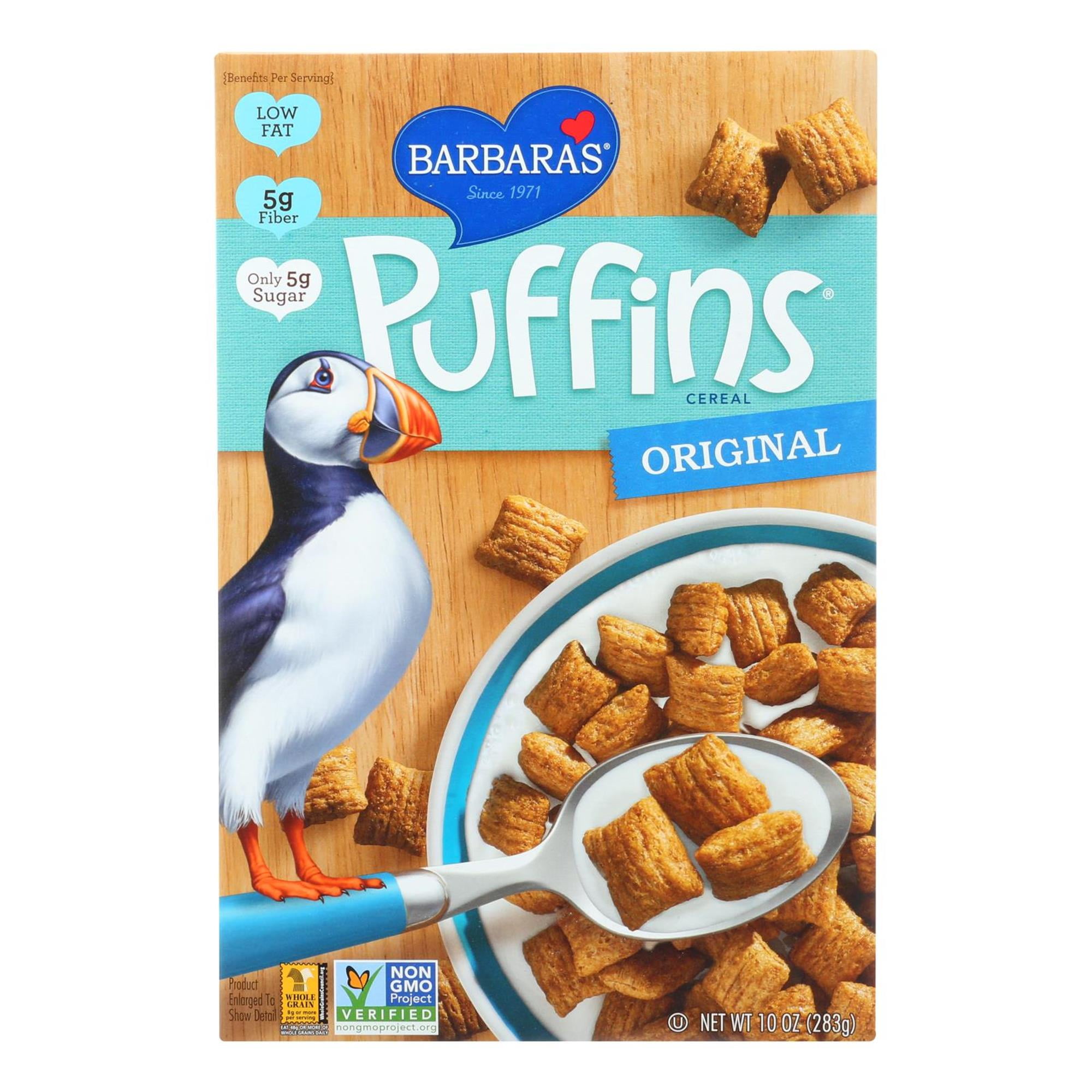Barbara'S Puffins Cereal, 10 Oz