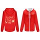 thumbnail image 1 of Sudadera con capucha de manga larga para mujer, informal, con capucha, para exteriores y chaquetas, a la moda, con estampado, de manga larga, con bolsillos, 1 of 4