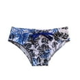 thumbnail image 6 of Jinhomg Men's Underwear Swim Briefs Breathable Comfy Low-Rise Swimsuits Lightweight Casual Palm Tree Print Summer Beach Swimwear with Drawstring Sales Today Clearance Men Blue XXL, 6 of 8