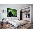 thumbnail image 5 of Mudket Framed Canvas Wall Art, White Orchid Candles Zen Stones Wall Decor, Elegant Calming Spa Floral Waterproof Art Prints for Bathroom Bedroom Living Room Home Decor - 20"L x 16"W, 5 of 9