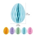 thumbnail image 4 of 1/8 PCS Easter Honeycomb Hanging Decoration, Easter Egg Hanging Ornaments 3D Colorful Easter Paper Honeycomb Tree Ornaments Set for Yard Window Spring Party Decorations, 4 of 9
