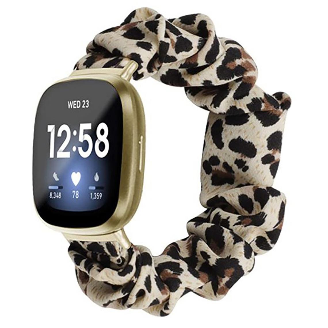 leopard print fitbit versa band