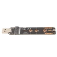 thumbnail image 4 of Adaptador NVMEUS, Adaptador NVMe a USB Adaptador USB NV Meto Lector de tarjetas USB NVM Eto Diseño aerodinámico, 4 of 8