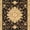 Black/Ivory, variant on Safavieh Lyndhurst Marie Floral Area Rug, Black/Ivory, 8' x 8' Round