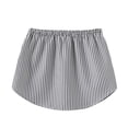 thumbnail image 5 of JGTDBPO Women'S Layered Tiered Sheer Stripe Printing Extender Half Slip Plus Size Skirt, 5 of 9