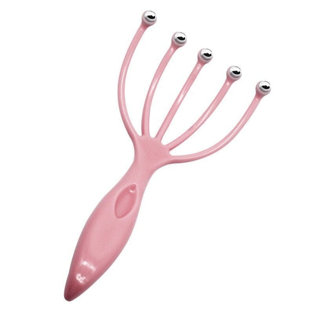 Head Scalp Massager Comb Neck Massage Roller Claws Tool for Hair Growth  Stress Relief Rest Green 