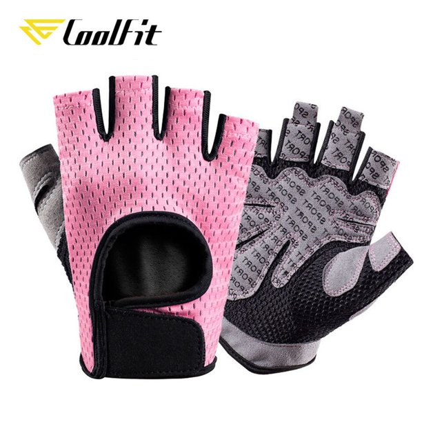 CoolFit-guantes de silicona transpirables para Fitness, mancuernas para gimnasio, levantamiento de pesas, Crossfit, culturismo Fivean Guantes deportivos