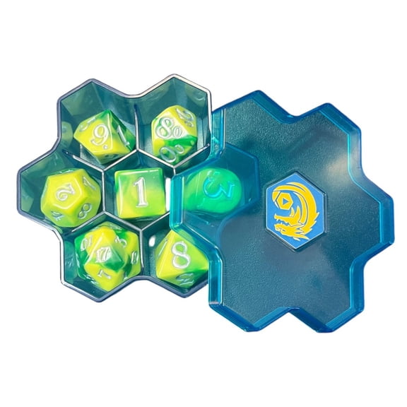 Spin Master Games, Campaign Dice, 1 Set of Polyhedron Dice for RPG & Board Games, Dice to Go