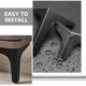 thumbnail image 3 of unbranded 4Ud Patas De Triángulo Para Muebles De Hierro Negro Soporte Para Sofá Gabinete Cómoda, 3 of 8
