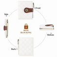 thumbnail image 3 of FALAN MULE Small Wallet for Women Bifold RFID Blocking Card Holder Leather Wallets with Zipper Coin Pocket, 3 of 12