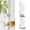 White, variant on Scheam White No Mess Bird Water Dispenser,Automatic Water Feeder for Cage,Clear Plastic Parrot Water Drinker with Spring Valve,for Budgie Finch Lovebirds Canary Cockatiel (7.4 fl oz)