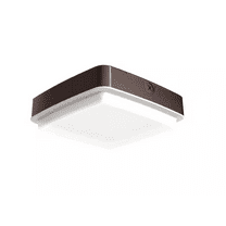 PROBRITE 150W Equivalent Integrated LED Bronze Outdoor Canopy/Ceiling Light, 4000 Lumens, 4000K