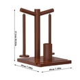 thumbnail image 2 of Wooden Yarn Rack Thread Spool Holder, 1 Piece Yarn Winder For Craft, Knitting, Crocheting, Thread Organizer Stand For & Teenager, Thread Spool Stand For Sewing Room, Storage, 2 of 5