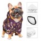 thumbnail image 3 of Fotbe Buffalo Plaid and Butterflys Sudadera con Estampado para Perros Pequeños – Suéter con Capucha para Mascotas, Tela Suave de Forro Polar con Bolsillo-Small, 3 of 7