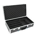 thumbnail image 4 of Portable Aluminum Mic Suitcase, Mic Gear Storage Box, Professional Mic Bag EVA Foam Interior Hard Shell for Broadcast Equipment black, 4 of 8