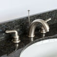 thumbnail image 2 of Cherry Double Bathroom Vanity 60", Blue Butterfly Granite Top, Faucet LB4B, 2 of 4
